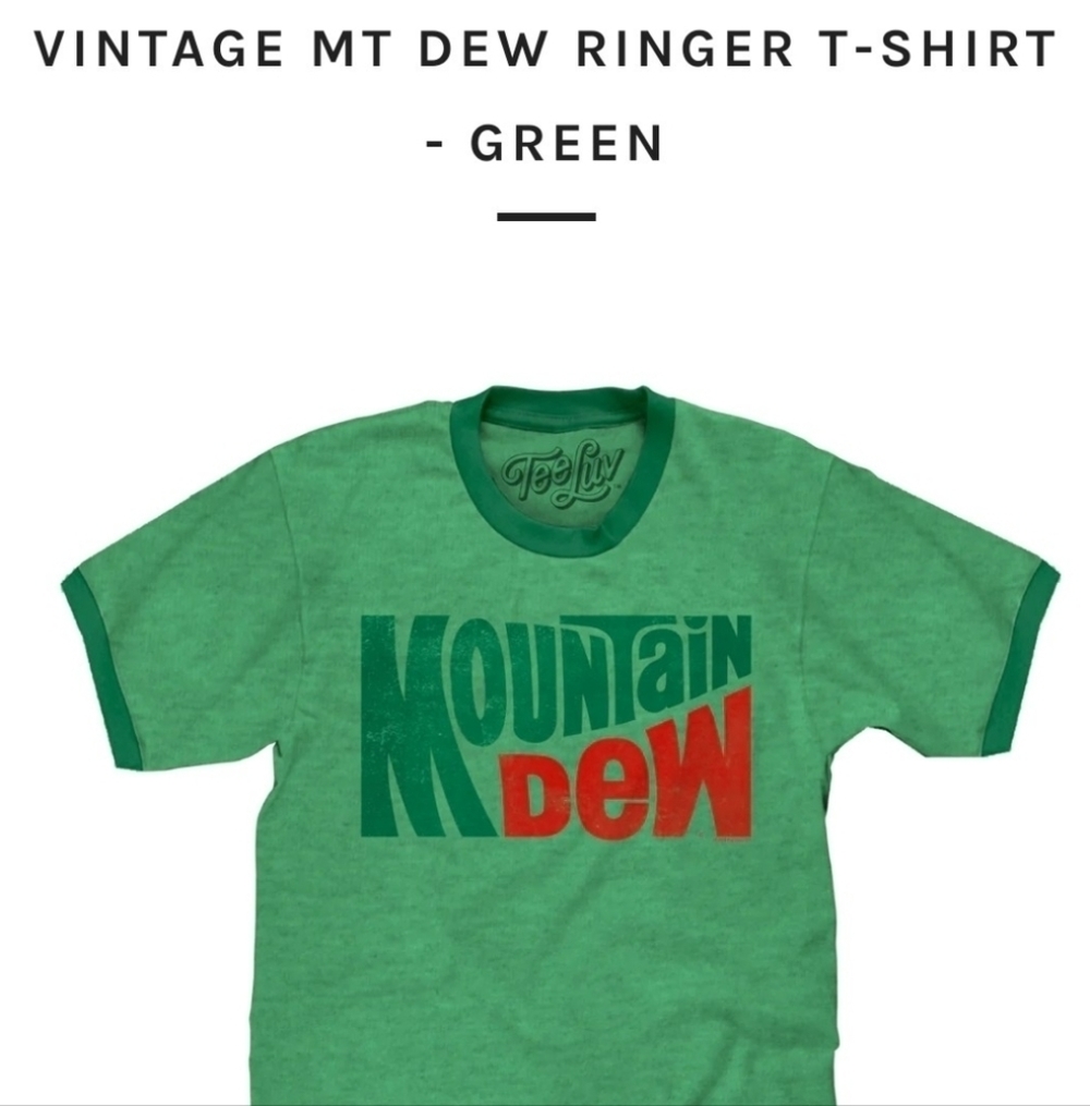 🏀 VINTAGE MOUNTAIN DEW T SHIRT - Picture 6 of 11